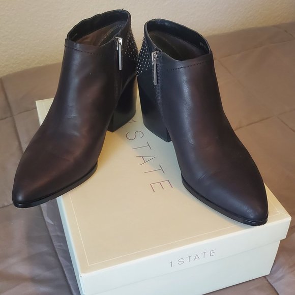 1.  State “Jelin” Leather Ankle Boots - Picture 4 of 10